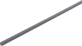 PVC rúd, négyszögprofil 5 x 5 x 500 mm, Reely