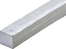 PVC rúd, négyszögprofil 10 x 10 x 500 mm, Reely