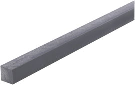 PVC rúd, négyszögprofil 15 x 15 x 500 mm, Reely