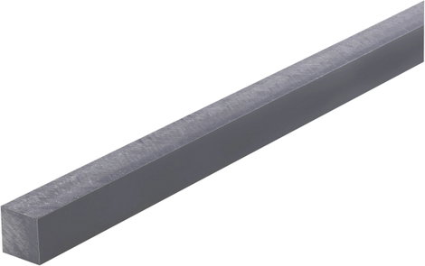 PVC rúd, négyszögprofil 15 x 15 x 500 mm, Reely