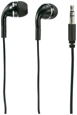 Renkforce In Ear fejhallgató Vezetékes Fekete