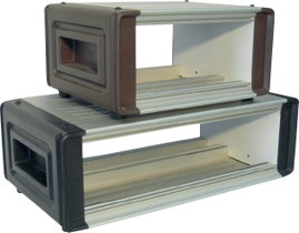Proma 133 040c Labor műszerdobozok 280 x 165 x 280 Alumínium Alumínium (eloxált), Barna 1 db