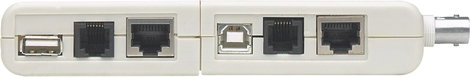 Koax kábel teszter, UTP, LAN hálózati kábel teszter, USB, RJ11/RJ45, BNC csatlakozókhoz, kábelekhez  2. kép