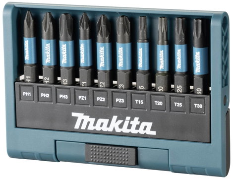 Makita Impact Black Bit-Set 10-tlg E-12011 Bit készlet