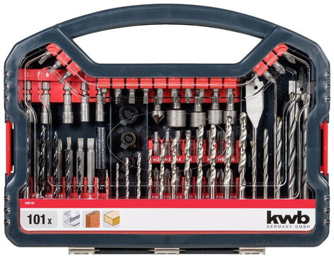 kwb 109110 10 részes Fúró és bit készlet 2. kép