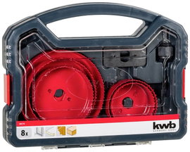 kwb 109178 Lyukfűrész készlet 8 részes 68 mm, 76 mm, 89 mm, 102 mm, 127 mm 8 db