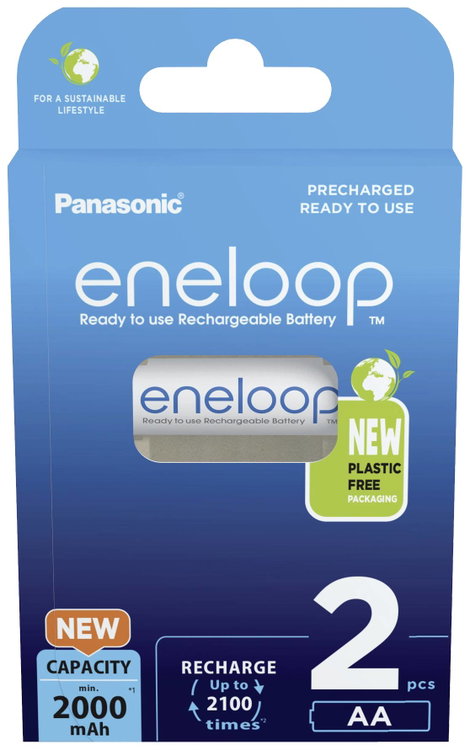 eneloop eneloop HR06 Ceruzaakku NiMH 2000 mAh 1.2 V 2 db