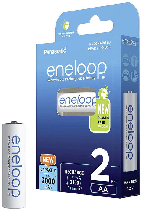 eneloop eneloop HR06 Ceruzaakku NiMH 2000 mAh 1.2 V 2 db 4. kép