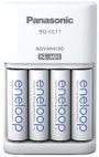 Panasonic Advanced BQ-CC17 + 4x eneloop AA Hengeres akku töltő NiMH Mikro (AAA), Ceruza (AA) bélyegkép