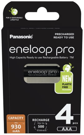 eneloop eneloop pro HR03 Mikroakku NiMH 930 mAh 1.2 V 4 db
