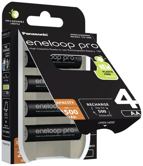 eneloop eneloop pro HR06 Ceruzaakku NiMH 2500 mAh 1.2 V 4 db 4. kép