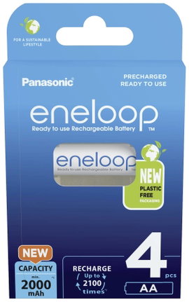 eneloop eneloop HR06 Ceruzaakku NiMH 2000 mAh 1.2 V 4 db