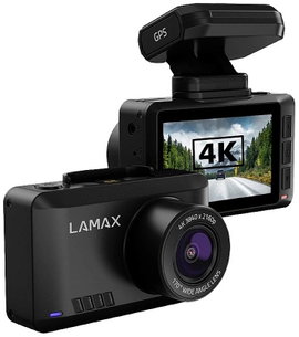 Lamax T10 Autós kamera GPS-szel Látószög, vízszintes (max.)=170 ° adatjelzés a videón, G érzékelő, W