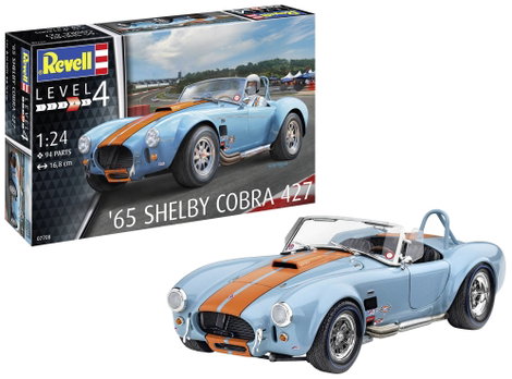 Revell 07708 65 Shelby Cobra 427 Autómodell építőkészlet 1:24 2. kép