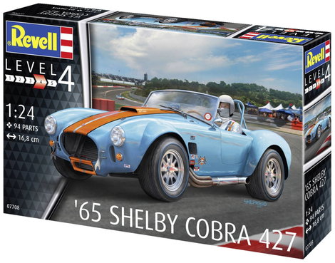 Revell 07708 65 Shelby Cobra 427 Autómodell építőkészlet 1:24 5. kép