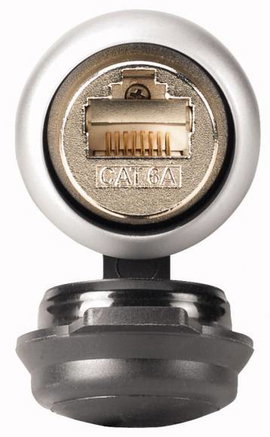 Eaton M22-RJ45-CAT6A RMQ titán válaszfalaljzat EP-400122 RJ45 dugó ház 1 db
