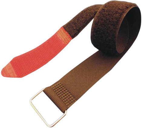 FASTECH® F101-25-300M Tépőzár Pánttal Bolyhos és horgos fél (H x Sz) 300 mm x 25 mm Fekete, Piros 5