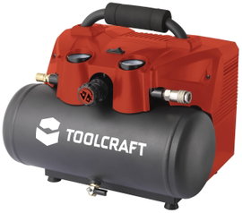 TOOLCRAFT AP-1200 / TAWB-200 Akkus sűrített levegős kompresszor 6 l 8 bar