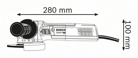 Bosch Professional GWX 9-125 S 0.601.7B2.000 Sarokcsiszoló 125 mm 900 W 230 V 2. kép