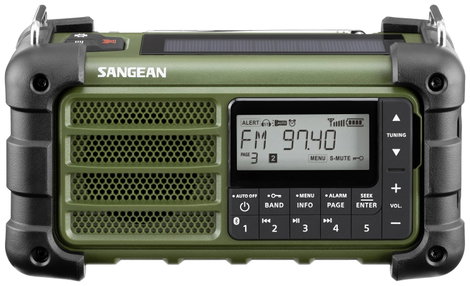 Sangean MMR-99 Kültéri rádió URH, AM Vészhelyzeti rádió, Bluetooth® Napelem, Fröccsenő víz ellen véd 10. kép
