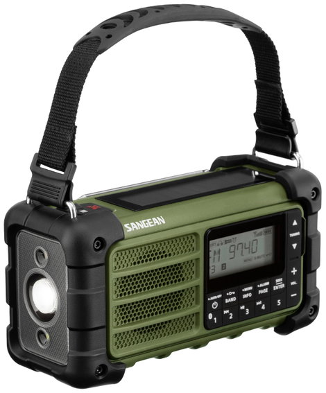 Sangean MMR-99 Kültéri rádió URH, AM Vészhelyzeti rádió, Bluetooth® Napelem, Fröccsenő víz ellen véd 7. kép