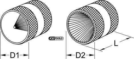 Sorjátlanító készlet KS Tools 105.3000 1 db 3. kép