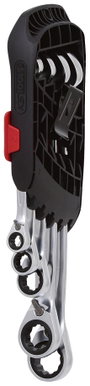 KS Tools 503.4255 KS TOOLS Racsnis csavarkulcs készlet 5 részes 19 mm 2. bélyegkép