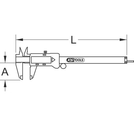 KS Tools KS TOOLS 300.0532 Digitális tolómérő 7. kép
