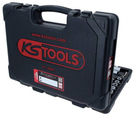 Dugókulcs készlet, 94 részes, 1/4 + 1/2, KS Tools 911.0694 3. kép