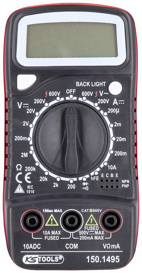 KS Tools 150.1495 Kézi multiméter digitális 2. kép