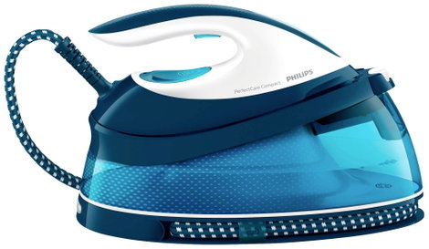 Philips PerfectCare Compact GC7840/20 Gőzölős vasalóállomás 2400 W Kék-fehér