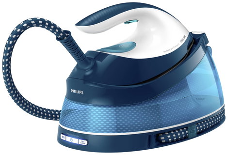 Philips PerfectCare Compact GC7840/20 Gőzölős vasalóállomás 2400 W Kék-fehér 2. kép