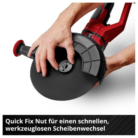 Einhell AXXIO 36/230 Q 4431160 Akkus sarokcsiszoló 70 mm kefe nélkül, akku nélkül, töltő nélkül 36 V 6. kép