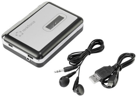 USB-s magnókazetta digitalizáló fejhallgatóval, Renkforce RF-CP-170 4. kép