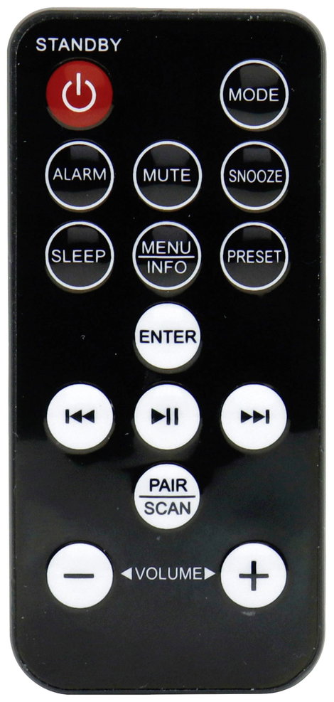 soundmaster NR961 Asztali rádió DAB+, URH AUX, USB, CD, Bluetooth® Táviránytóval Barna 6. kép