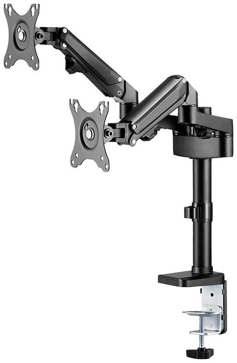 Neomounts DS70-750BL2 2 részes Monitor asztali tartó 43,2 cm (17) - 68,6 cm (27) Dönthető + forgatha 5. kép