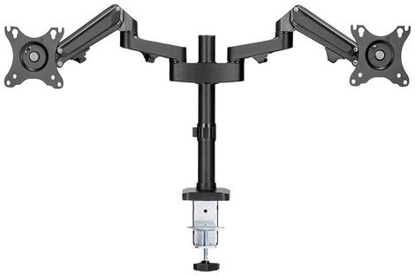 Neomounts DS70-750BL2 2 részes Monitor asztali tartó 43,2 cm (17) - 68,6 cm (27) Dönthető + forgatha 8. kép