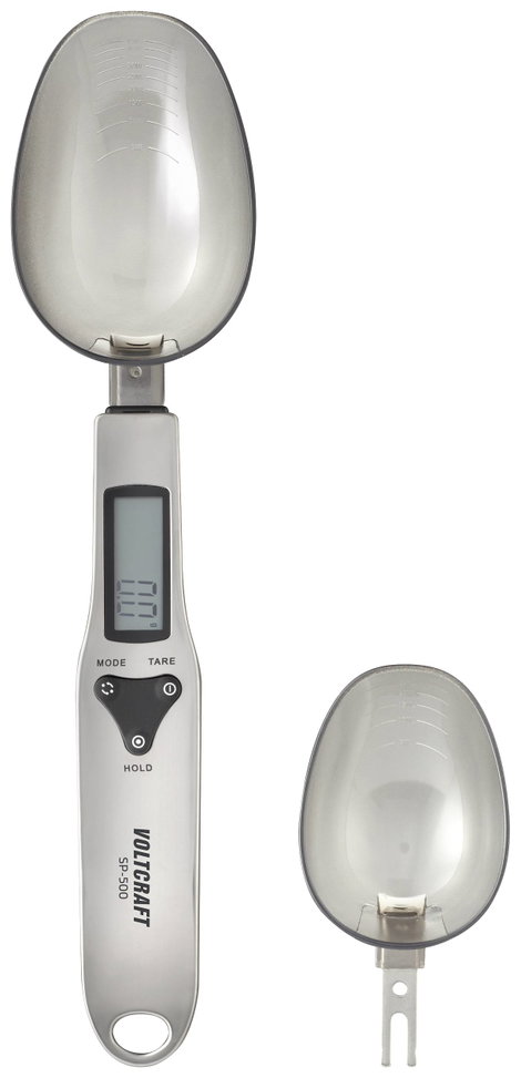 VOLTCRAFT VC-12607925 SP-500 Kanálmérleg Mérési tartomány (max.) 500 g Leolvashatóság 0.1 g Nemesacé 2. kép