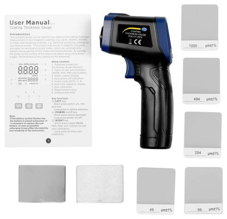 PCE Instruments PCE-CT 25FN Rétegvastagság mérő 5. kép