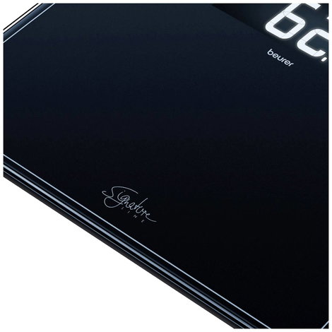 Beurer GS 410 Signature Line Digitális személymérleg Mérési tartomány (max.)=200 kg Fekete