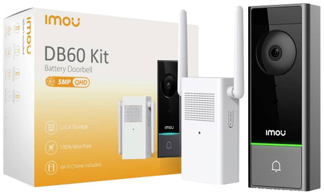 IMOU DB60/DS21-PEUR-imou Rádiójel vezérlésű csengő Teljes készlet