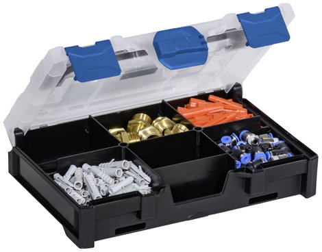 Allit EuroPlus MetaBox mini 63 Rendszerező hordtáska (H x Sz x Ma) 250 x 167 x 63 mm Rekeszek: 6 Tar 3. kép