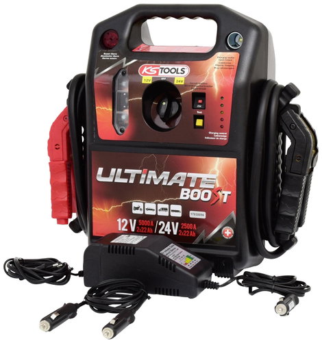 KS Tools Gyorsindító rendszer 550.1820 550.1820 Indulási segédáram=5000 A Indulási segédáram (24 V)=
