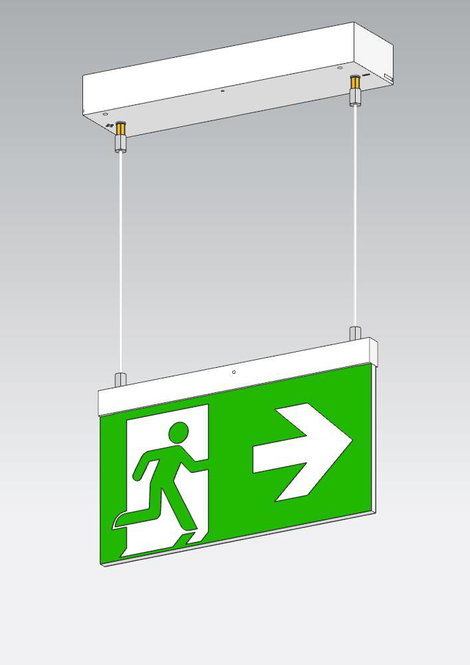 Beltrona MEXM82504 LED-es menekülési útvonal vészvilágítás Lánc szerelés