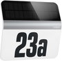 Napelemes házszámtábla 0,03 W hidegfehér/nemesacél, Steinel 007140 XSolar LH-N bélyegkép