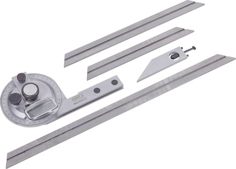 Horex 2410522 Szögmérő készlet 5 részes készlet 180 °