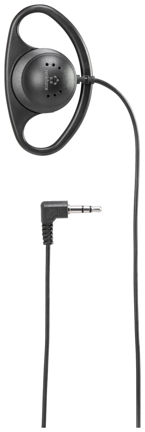 Fülkengyeles mono headset PC-hez, On Ear fejhallgató, Renkforce HK-1S