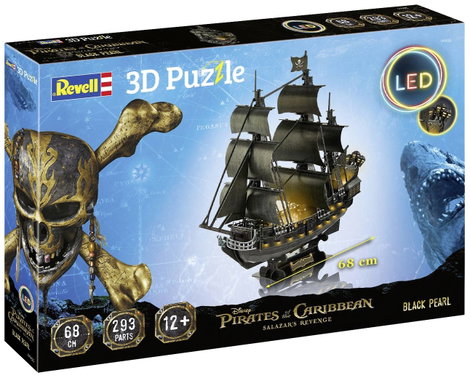 3D Puzzle Black Pearl LED Edition 00155 Black Pearl LED Edition 1 db 3. kép