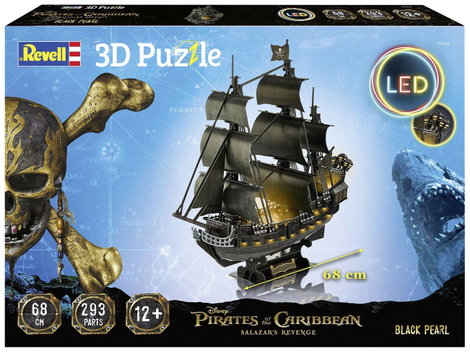 3D Puzzle Black Pearl LED Edition 00155 Black Pearl LED Edition 1 db 4. kép