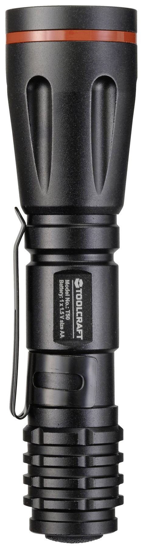 TOOLCRAFT T50 LED Munkalámpa Övcsíptetővel Elemekről üzemeltetett 50 lm 47 g 2. kép